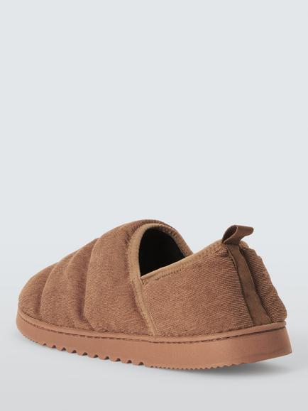 John Lewis Fara Slippers, Gingernut - view 2, Gingernut