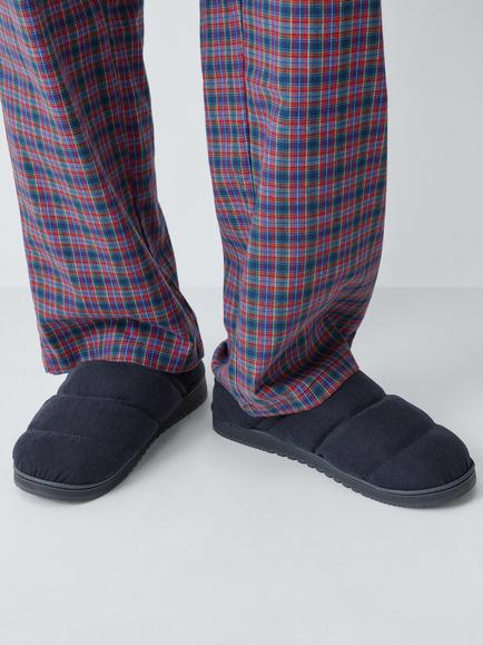 John Lewis Fara Slippers, Midnight - view 2, Midnight