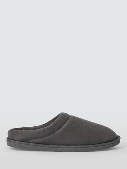 John Lewis Killegray Slippers, Charcoal, Charcoal