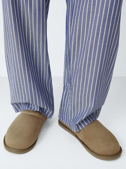 John Lewis Killegray Slippers, Chestnut - view 2, Chestnut
