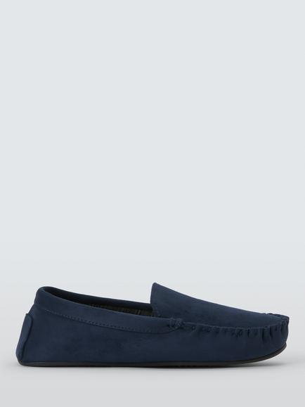 John Lewis Shetland Slippers, Navy, Navy