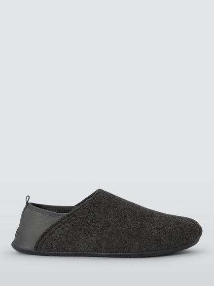John Lewis Westray Slippers, Charcoal, Charcoal