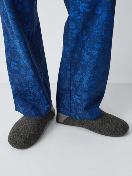 John Lewis Westray Slippers, Charcoal - view 2, Charcoal
