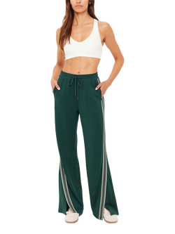 THE UPSIDE Roma Side Stripe Joggers, Green, Green
