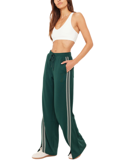 THE UPSIDE Roma Side Stripe Joggers, Green - view 2, Green