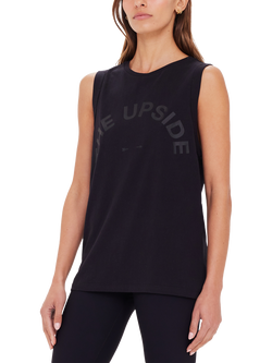 THE UPSIDE Jeet Cotton Tank Top, Black - view 2, Black