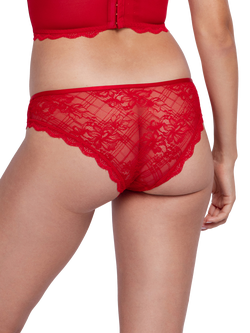 Dorina Hasina Cheeky Hipster Knickers, Red - view 2, Red