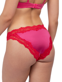 Dorina Origins Shiny Micro Shape Knickers - view 2, Fuchsia