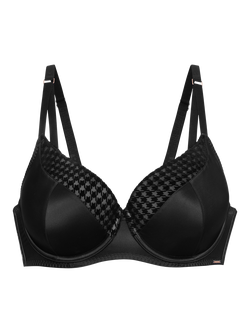 Dorina Julianna Padded Demi Bra, Black, Black