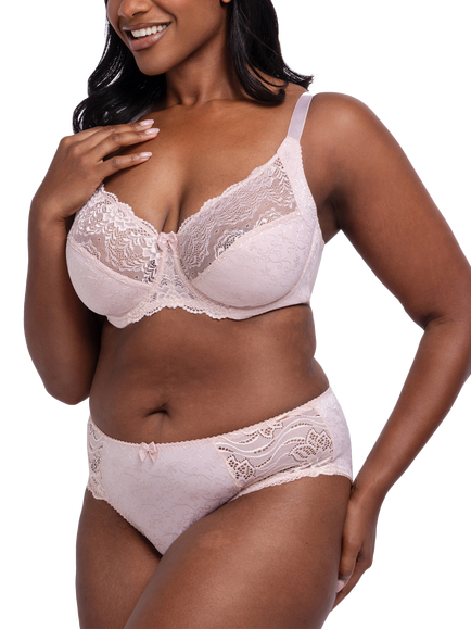 Dorina Philippa Non-Padded Full Coverage Bra, Pink, Pink
