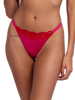 Dorina Origins Shiny Micro Thong, Fuchsia, Fuchsia