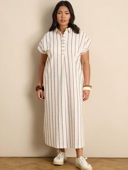 Live Unlimited Curve Midaxi Shirt Dress, Natural, Natural