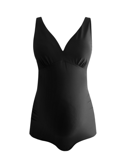 JoJo Maman Bébé Maternity Swimsuit, Black, Black