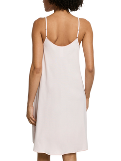 Hanro V-Neck Strappy Jersey Nightdress, Honeydew - view 2, Honeydew