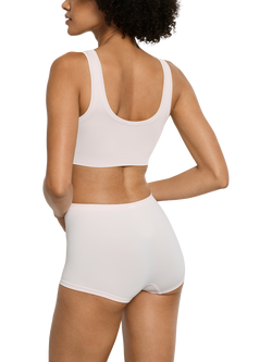 Hanro Touch Feeling Crop Top, Honeydew - view 2, Honeydew
