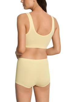 Hanro Touch Feeling Crop Top, Vanilla Highlight - view 2, Vanilla Highlight