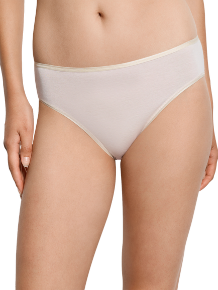 Hanro Seamless High Cut Brief Knickers, Honeydew, Honeydew