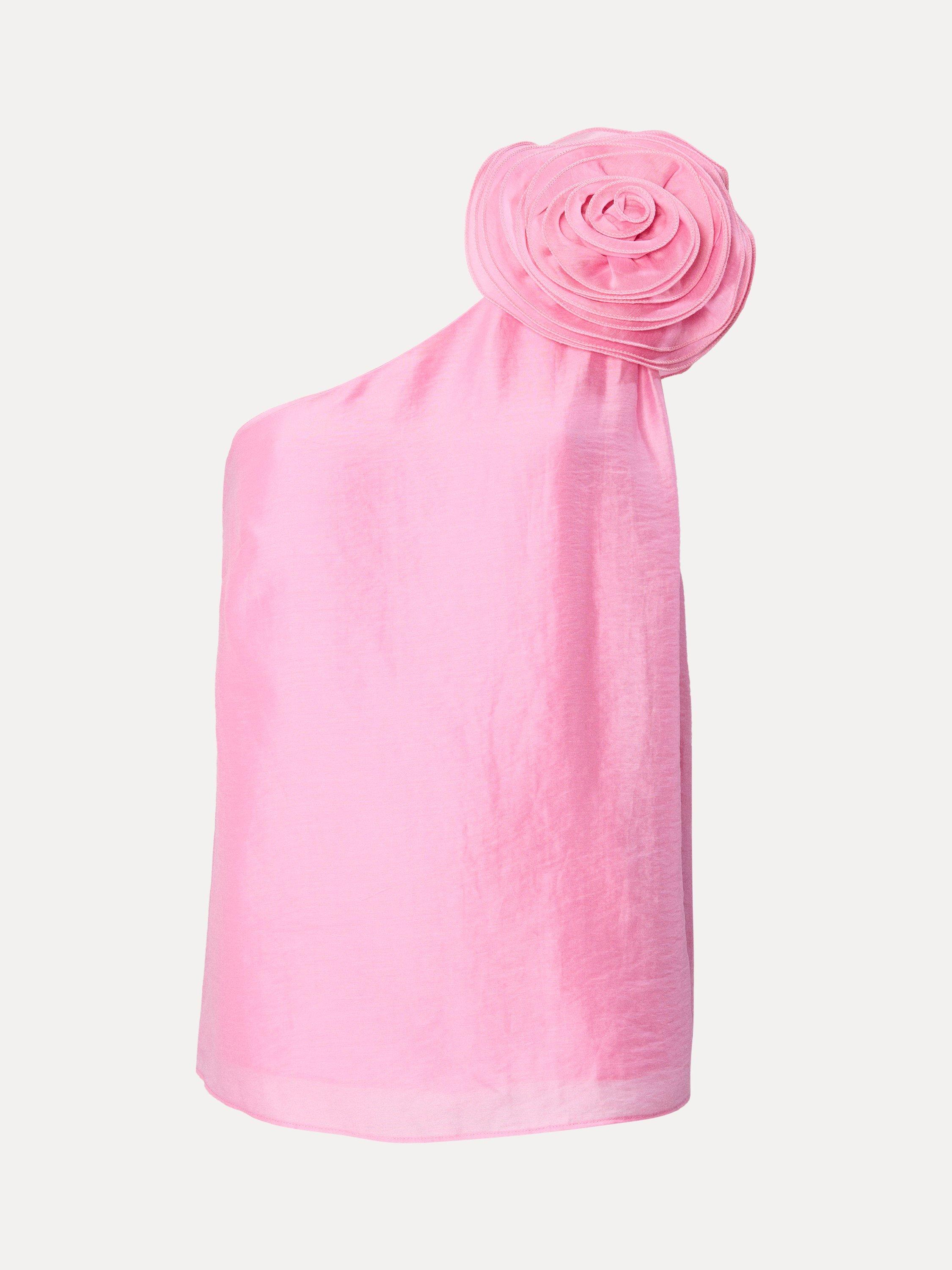 トップス PAINORPLEASUREROSE CORSAGE SLEEVELESS Girls Yellow Flower Corsage Vest Top | Angel & Rocket