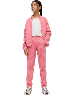 PUMA Kids' T7 Track Jacket - view 2, Dark Pink