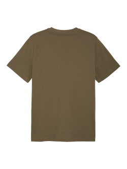 PUMA Cotton Regular Fit Short Sleeve No. 1 Logo T-Shirt - view 2, Mid Brown
