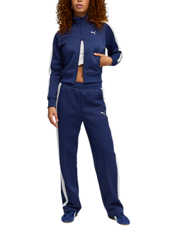 PUMA Women's T7 Short Track Jacket - view 2, Mid Blue