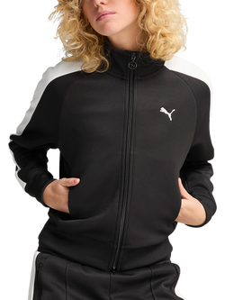 PUMA Women's T7 Short Track Jacket, Black