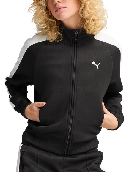 PUMA Women's T7 Short Track Jacket, Black