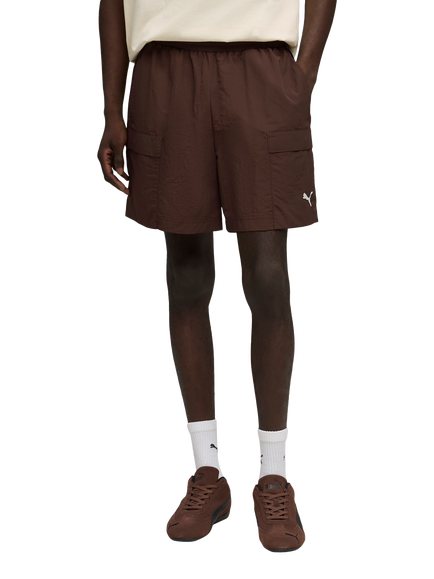 PUMA Men's Cargo Shorts, Dark Brown