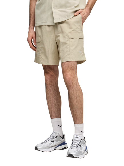 PUMA Men's Cargo Shorts, Natural Beige