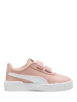 PUMA Kids' Carina 3.0 Trainers, Pink/White