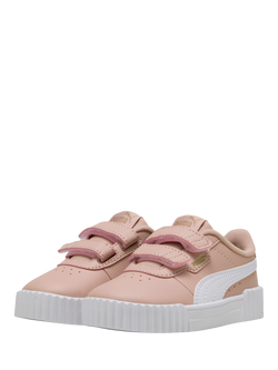 PUMA Kids' Carina 3.0 Trainers - view 2, Pink/White