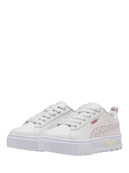 PUMA Kids' Mayze Wild Lace Up Trainers - view 2, Grey Mid