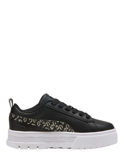 PUMA Kids' Mayze Wild Lace Up Trainers, Black