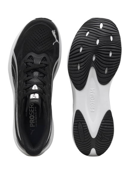 PUMA Darter Lace Up Running Shoes - view 2, Black Multi Black