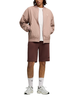 PUMA Cotton Blend No. 1 Logo Shorts - view 2, Dark Brown