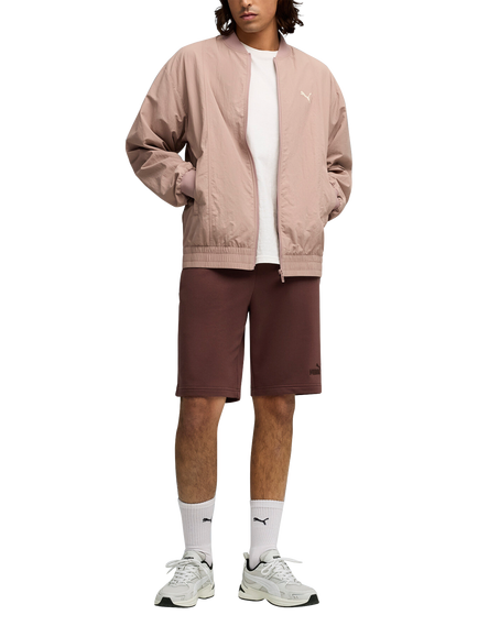 PUMA Cotton Blend No. 1 Logo Shorts - view 2, Dark Brown