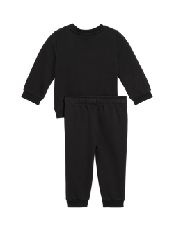 PUMA Baby Minicats Crew Sweatshirt and Joggers Set - view 2, Puma Black