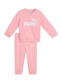 PUMA Baby Minicats Crew Sweatshirt and Joggers Set, Pinkscape