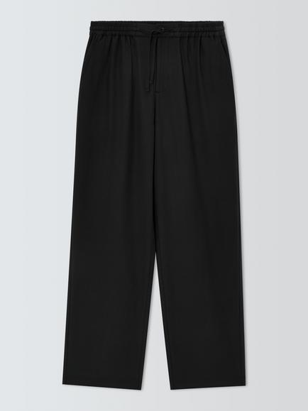 John Lewis Fluid Trousers, Black, Black