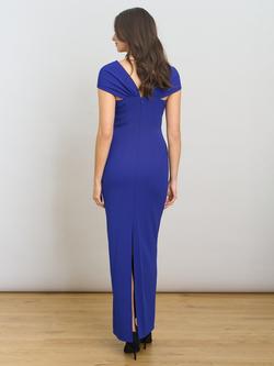 Gina Bacconi Iyla Embellished Detail Maxi Dress, Royal Blue - view 2, Royal Blue