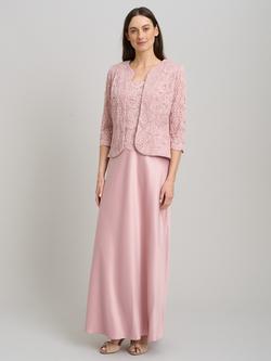 Gina Bacconi Marilou Dress and Jacket, Blush, Blush