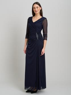Gina Bacconi Georgina Maxi Dress, Navy, Navy