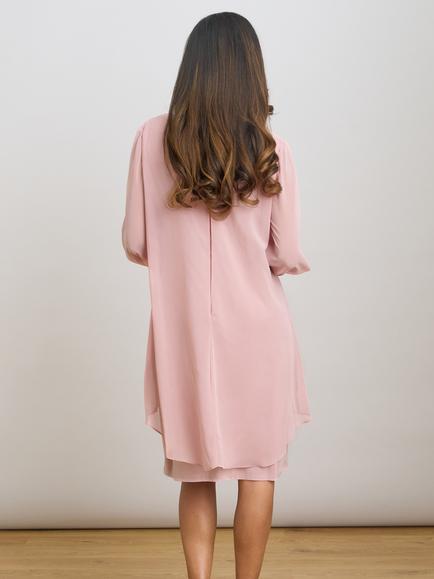 Gina Bacconi Lexie Dress, Pink - view 2, Pink