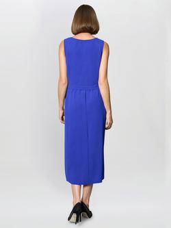Gina Bacconi Xena Sleeveless Midi Dress, Blue Cobalt - view 2, Blue Cobalt