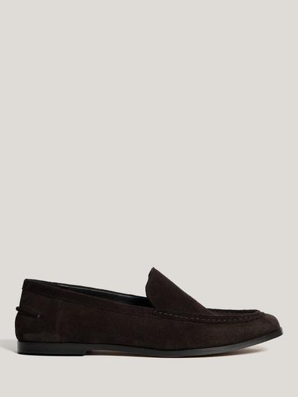 Jigsaw Soft Suede Moccasin Loafers, Chocolate, Chocolate