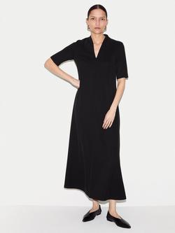 Jigsaw Trapeze Maxi Dress, Black, Black