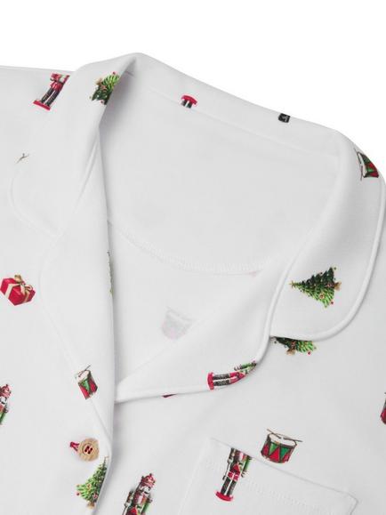 Rosa & Blue Women's Family Nutcracker Print Pyjama Set, White - view 2, White
