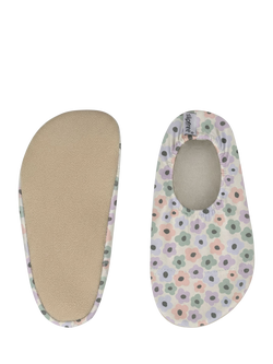 Slipfree Kids' Flower Soft Sole Non-Slip Swim Shoes, White - view 2, White