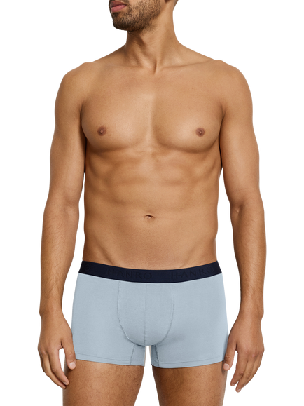 Hanro Essentials Stretch Cotton Pants, Pack of 2, Blue Lagoon/Navy