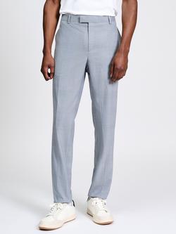 Ben Sherman Prince of Light Wool Check Trousers, Light Blue, Light Blue